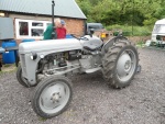 Just one of the vintage tractors on site